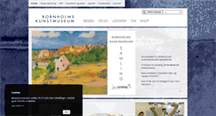 Desktop Screenshot of bornholms-kunstmuseum.dk