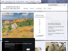 Tablet Screenshot of bornholms-kunstmuseum.dk